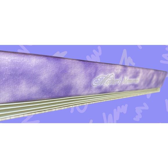 Mothers Memories Journal Keepsake Binder Pockets Acid Free Hummingbird Flowers - Picture 5 of 16